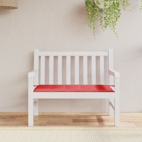  Garden Bench Cushion Red 120x50x3 cm Oxford Fabric