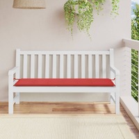  Garden Bench Cushion Red 150x50x3 cm Oxford Fabric