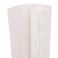 Double-Sided Garden Fence 90x300 cm White
