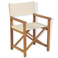  Folding Director&#39;s Chair Solid Teak Wood