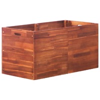  Garden Raised Bed Acacia Wood 100x50x50 cm