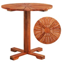  Bistro Table 70x70 cm Solid Acacia Wood