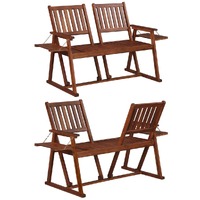 Garden Bench 165 cm Solid Acacia Wood