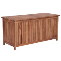  Garden Storage Box 120x50x58 cm Solid Teak Wood