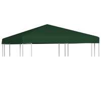  Gazebo Top Cover 310 g/m² 3x3 m Green