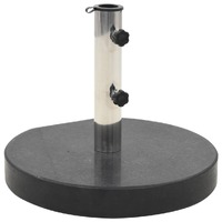  Parasol Base Granite 28.5 kg Round Black