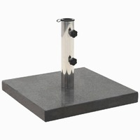  Parasol Base Granite 28.5 kg Square Black