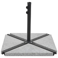  Umbrella Weight Plate Granite 15 kg Triangular Grey