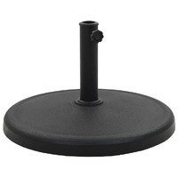  Parasol Base Round Polyresin 19 kg Black