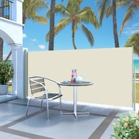  Retractable Side Awning 140 x 300 cm Cream
