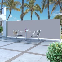  Retractable Side Awning 160 x 500 cm Grey