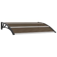  Door Canopy Black 150x100 cm PC