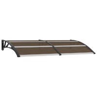  Door Canopy Black 200x100 cm PC