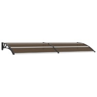  Door Canopy Black 300x100 cm PC
