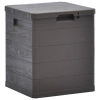  Garden Storage Box 90 L Brown