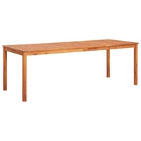  Garden Table 215x90x74 cm Solid Acacia Wood