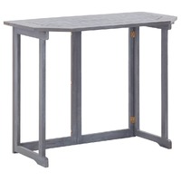  Folding Balcony Table 90x50x74 cm Solid Acacia Wood