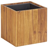  Garden Raised Bed Pot 33.5x33.5x33.5 cm Solid Acacia Wood