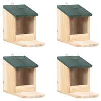  Squirrel Houses 4 pcs Firwood