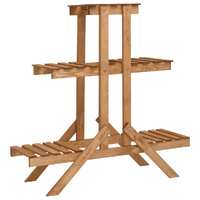  Plant Stand 83x25x83 cm Firwood