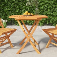  Folding Garden Table 85x85x76 cm Solid Teak Wood