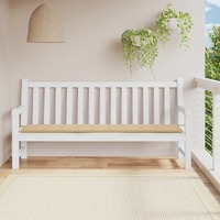  Garden Bench Cushion Beige 200x50x3 cm Oxford Fabric