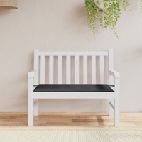  Garden Bench Cushion Black 100x50x3 cm Oxford Fabric