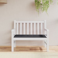  Garden Bench Cushion Black 120x50x3 cm Oxford Fabric
