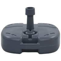  Portable Umbrella Base Grey Sand / Water Filled
