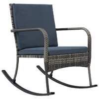  Garden Rocking Chair Poly Rattan Anthracite
