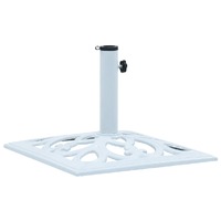  Umbrella Base White 12 kg 49 cm Cast Iron