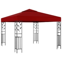  Gazebo 3x3 m Wine Red
