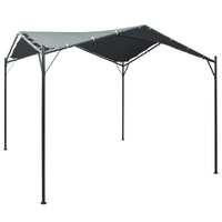  Gazebo Pavilion Tent Canopy 3x3 m Steel Anthracite