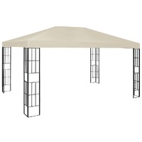 Gazebo 3x4 m Cream