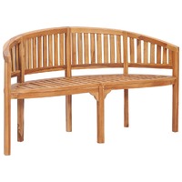  Banana Bench 151 cm Solid Teak Wood