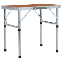  Folding Camping Table Aluminium 60x45 cm