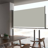  Patio Retractable Side Awning 80x300 cm Cream