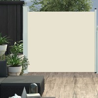  Patio Retractable Side Awning 170x300 cm Cream