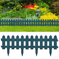  Lawn Edgings 25 pcs Green 10 m PP