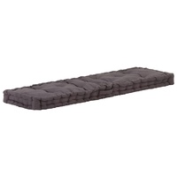  Pallet Floor Cushion Cotton 120x40x7 cm Anthracite