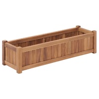  Raised Bed 100x30x25 cm Solid Teak Wood