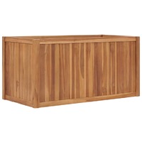  Raised Bed 100x50x50 cm Solid Teak Wood