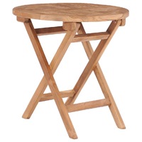  Folding Garden Table 45 cm Solid Teak Wood