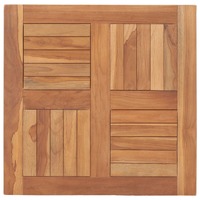  Table Top Solid Teak Wood 60x60x2.5 cm