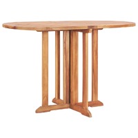  Folding Butterfly Garden Table 120x70x75 cm Solid Teak Wood