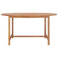  Garden Table 150x76 cm Solid Teak Wood