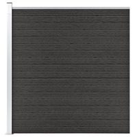  Garden Fence WPC 175x186 cm Grey