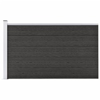  Garden Fence WPC 175x105 cm Grey
