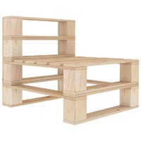  Garden Pallet Middle Sofa Wood