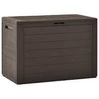  Garden Storage Box Brown 78x44x55 cm